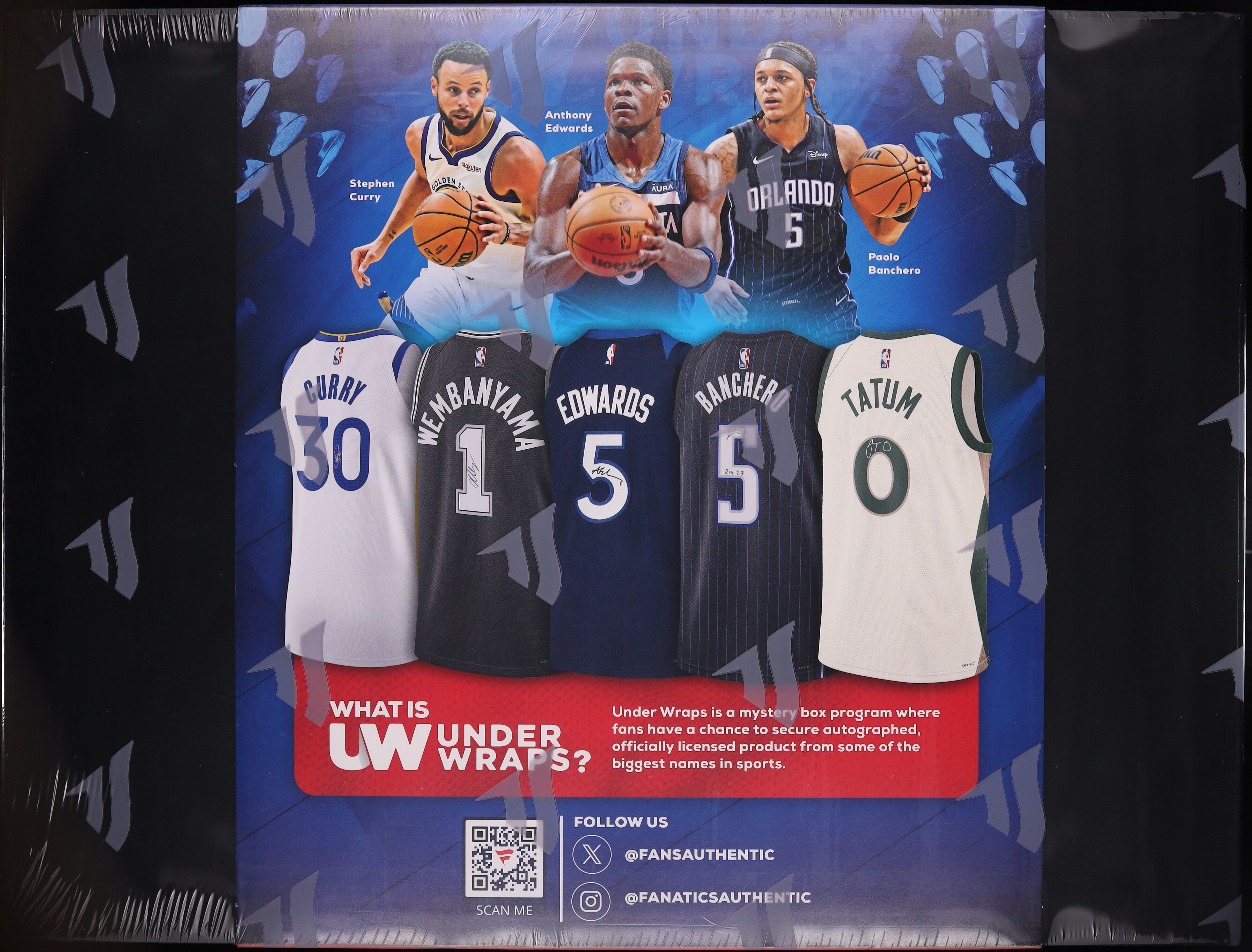 2024 Under Wraps Autographed NBA Jersey Single Mystery Box on