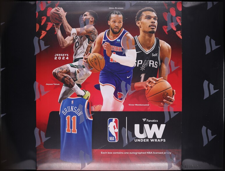 2024 Under Wraps Autographed NBA Jersey Single Mystery Box on