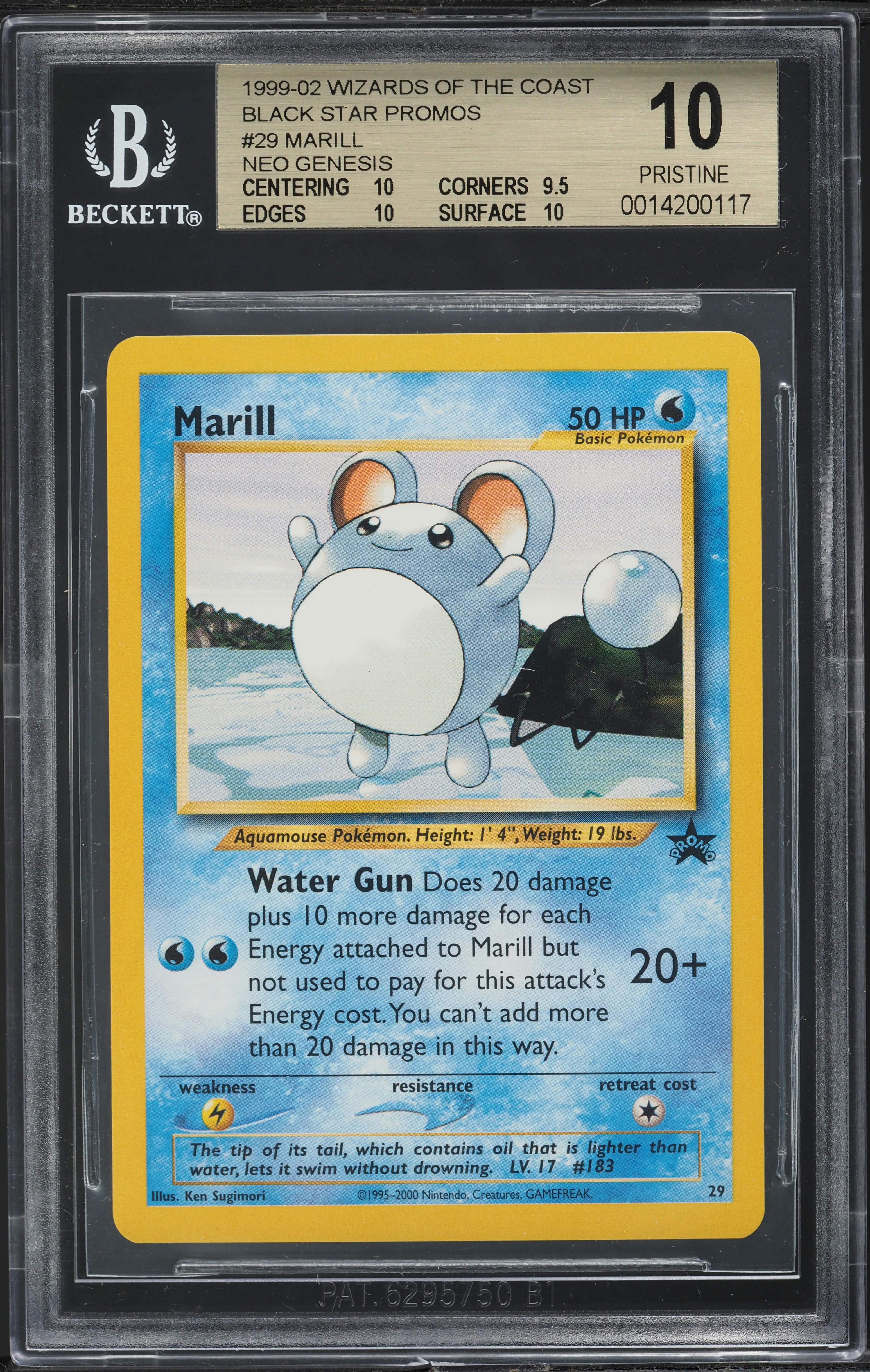 marill pokemon card value Marill Promo HOLO Southern Island Pokemon Card Old Back Japanese