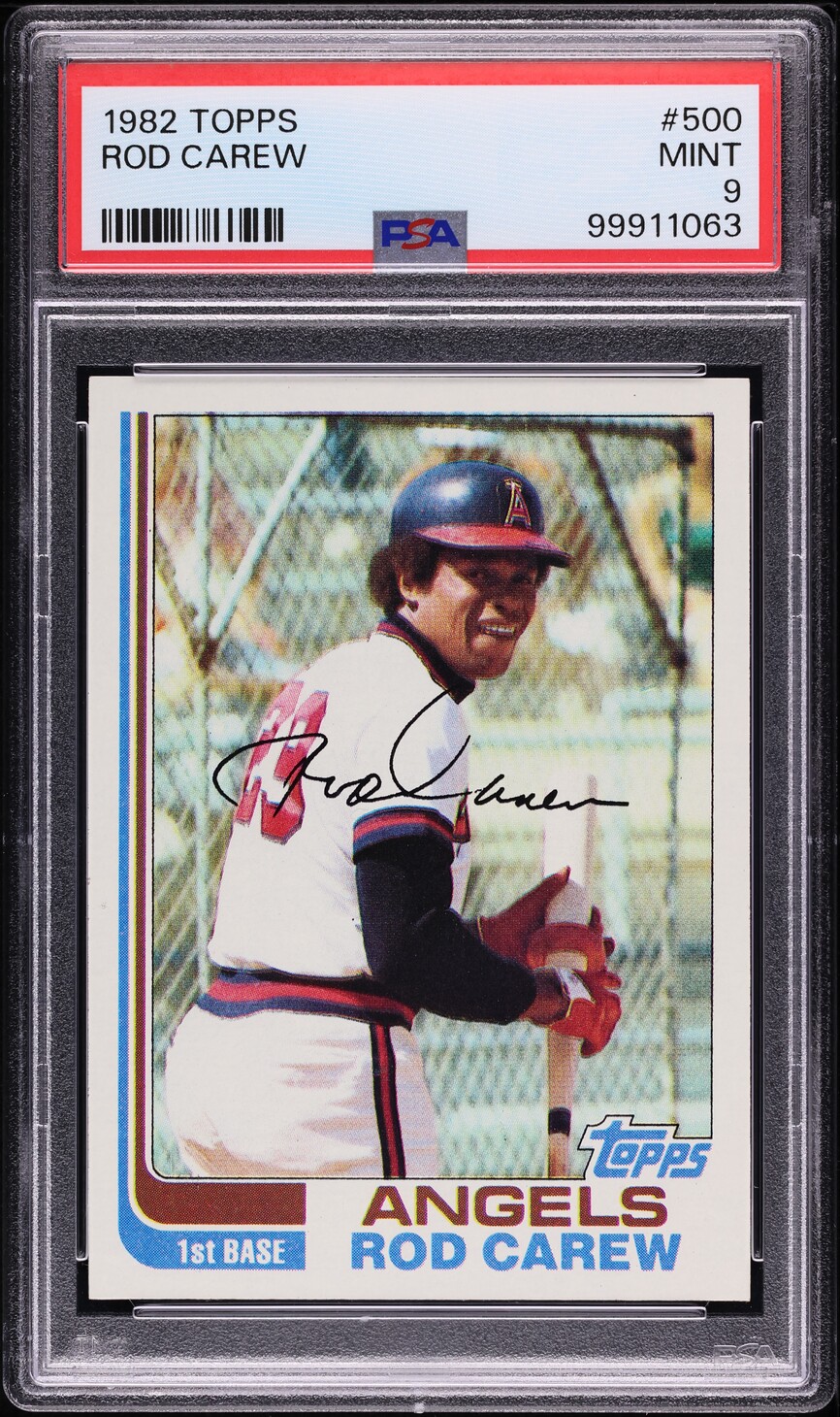 1982 Topps Rod Carew #500 PSA 9 MINT