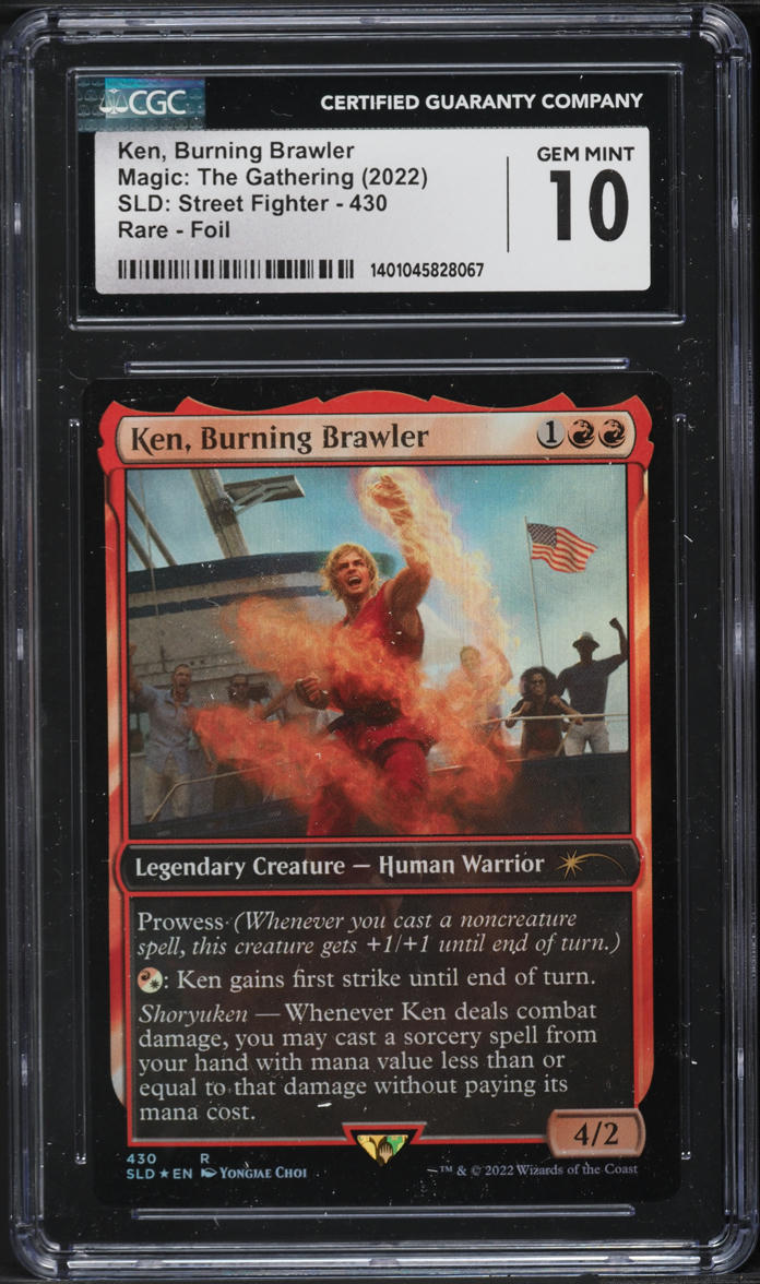 Ken, Burning Brawler 2022 Magic: The Gathering Ken, Burning 【公式