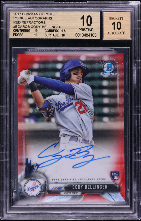 2017 Topps Chrome Freshman Flash #FF5 Cody Bellinger on Fanatics