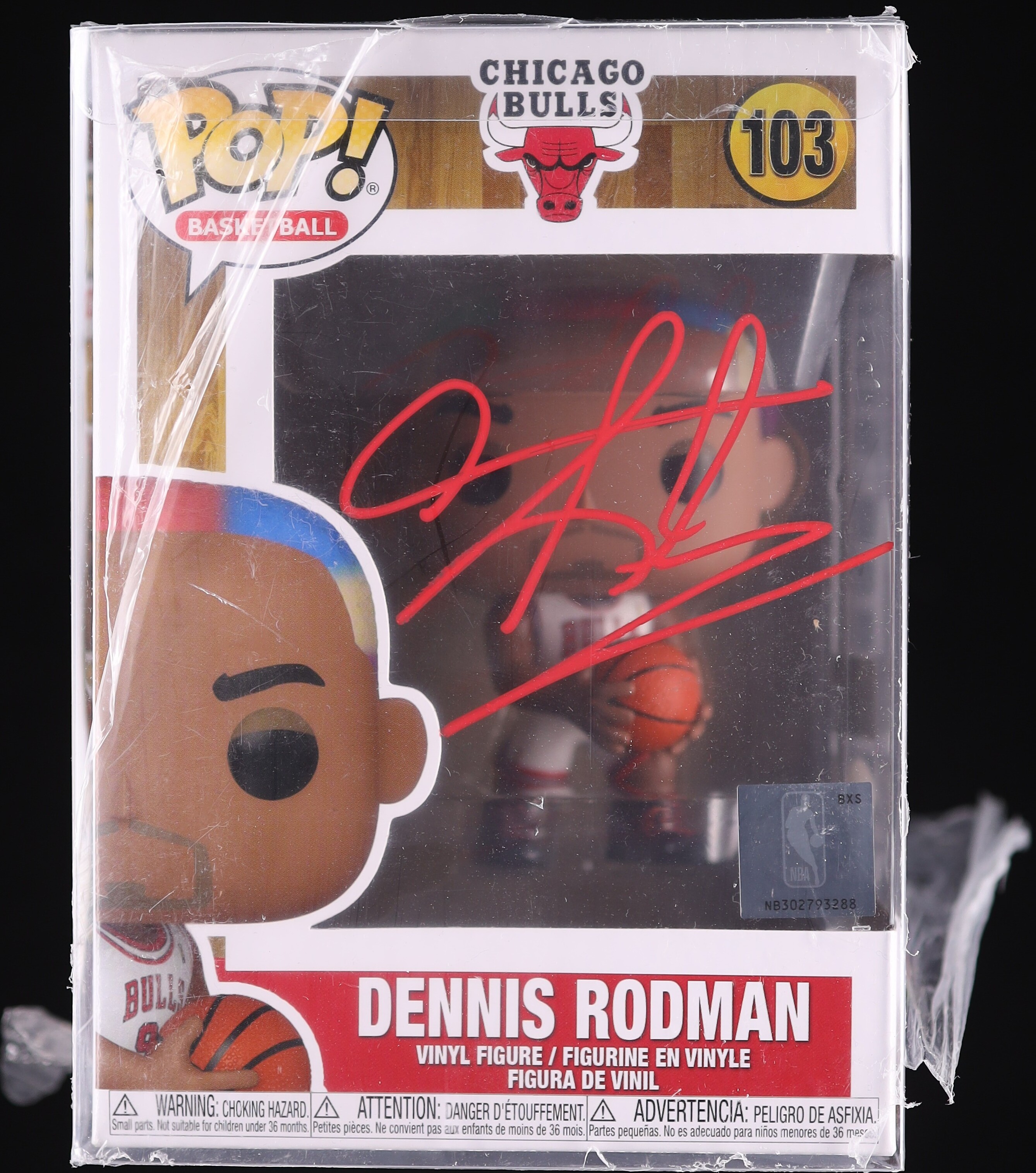 スポーツ Funko Pop Dennis Rodman Autographed スポーツ Funko Pop Dennis Rodman Autographed Dennis Rodman Signed
