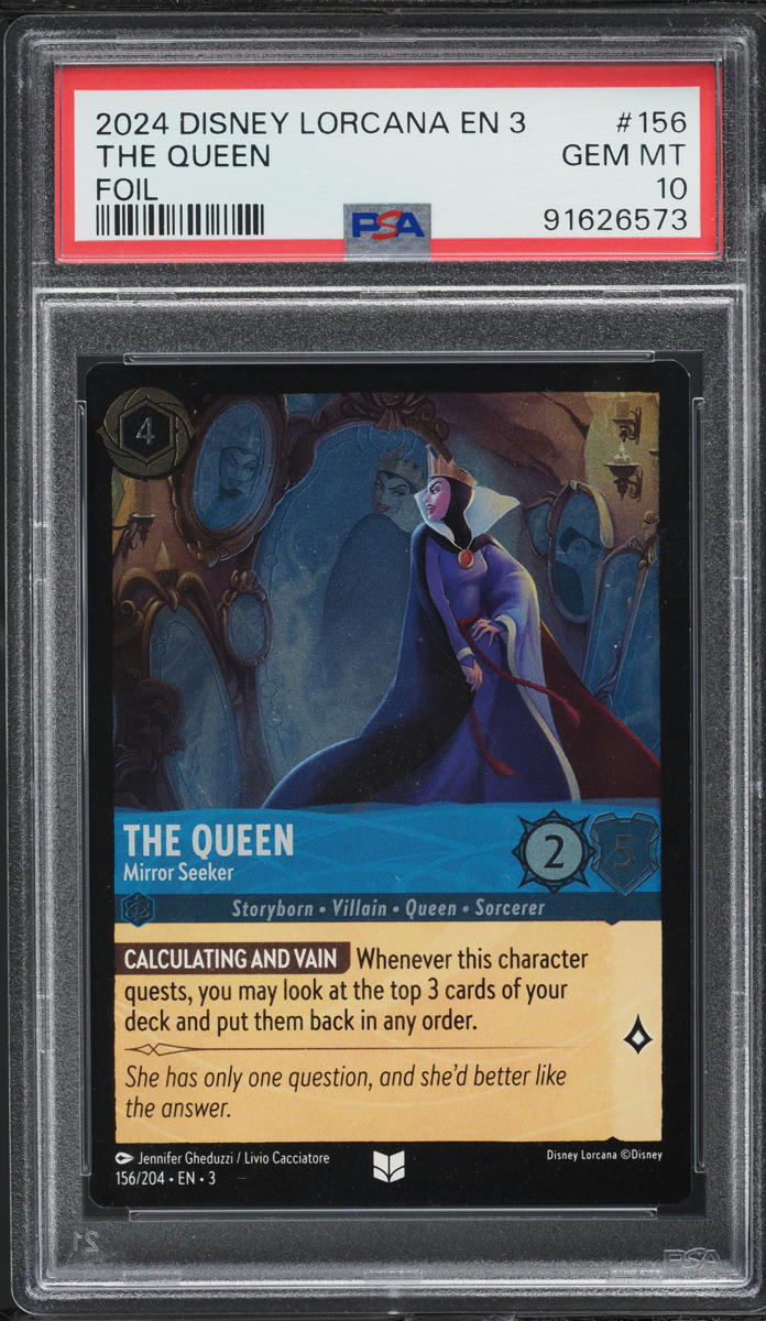 psa 10 lorcana cards Disney Lorcana - First Chapter - Stitch Foil Error Card main image 0