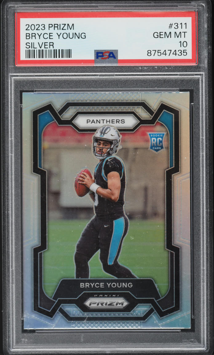 2023 Panini Prizm Silver Bryce Young ROOKIE #311 PSA 10 GEM MINT