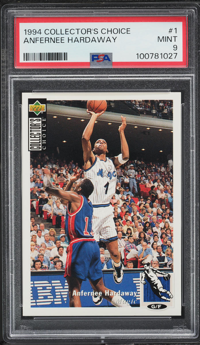 1994 Collector's Choice Anfernee Hardaway #1 PSA 9 MINT
