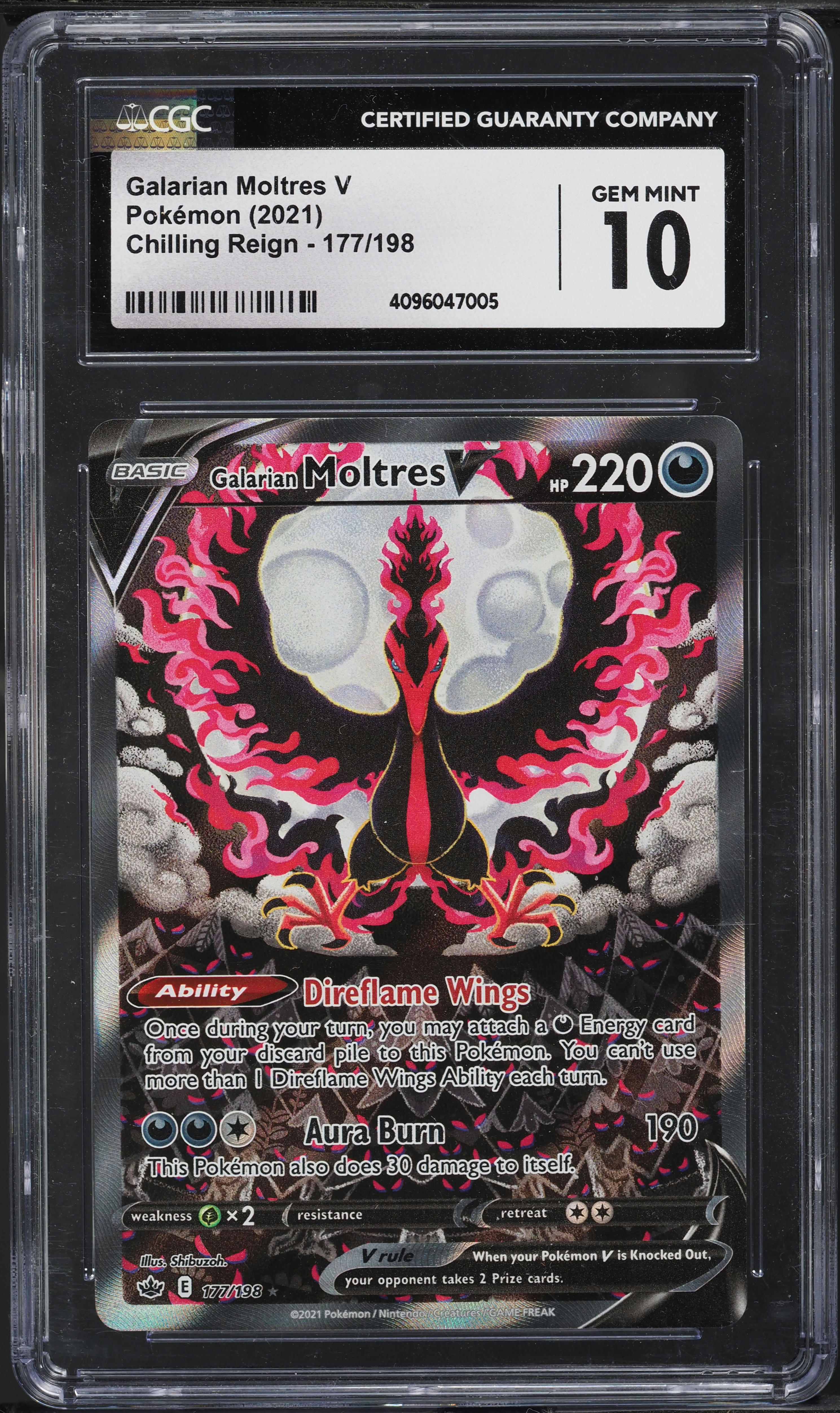 2021 Pokemon Sword & Shield Chilling Reign Full Art Galarian