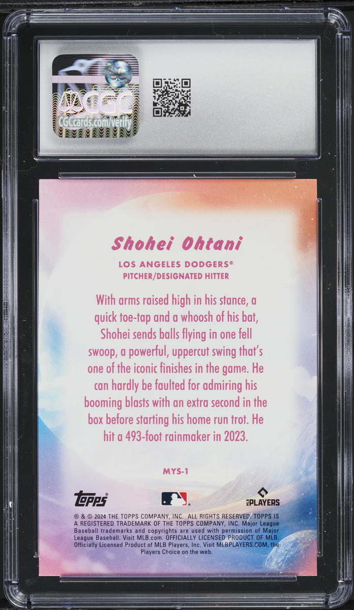 2024 Topps Update Mystical Shohei Ohtani #MYS-1 CGC 10 GEM MINT
