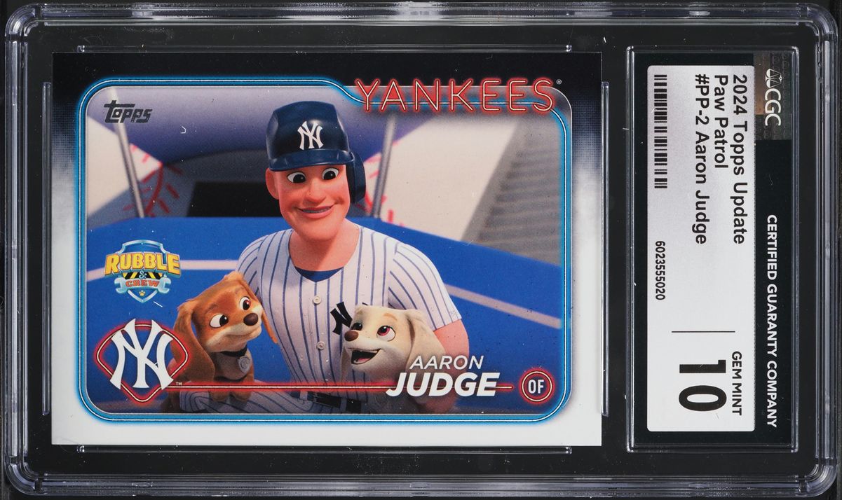 2024 Topps Update Paw Patrol Aaron Judge #PP-2 CGC 10 GEM MINT