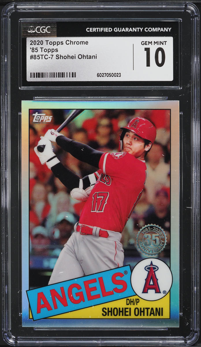 2020 Topps Chrome '85 Shohei Ohtani #85TC-7 CGC 10 GEM MINT