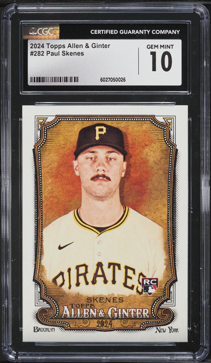 2024 Topps Allen & Ginter Paul Skenes ROOKIE #282 CGC 10 GEM MINT