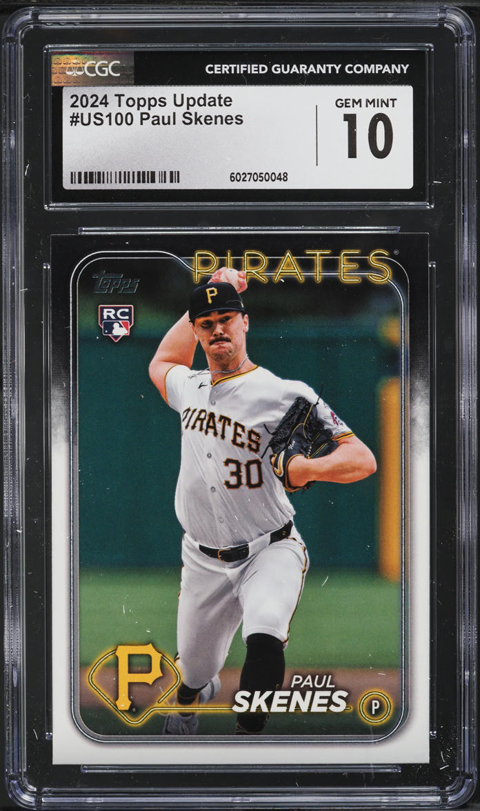 2024 Topps Update Paul Skenes ROOKIE #US100 CGC 10 GEM MINT