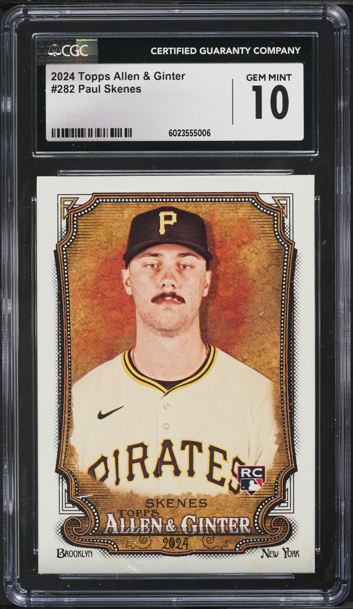 2024 Topps Allen & Ginter Paul Skenes ROOKIE #282 CGC 10 GEM MINT