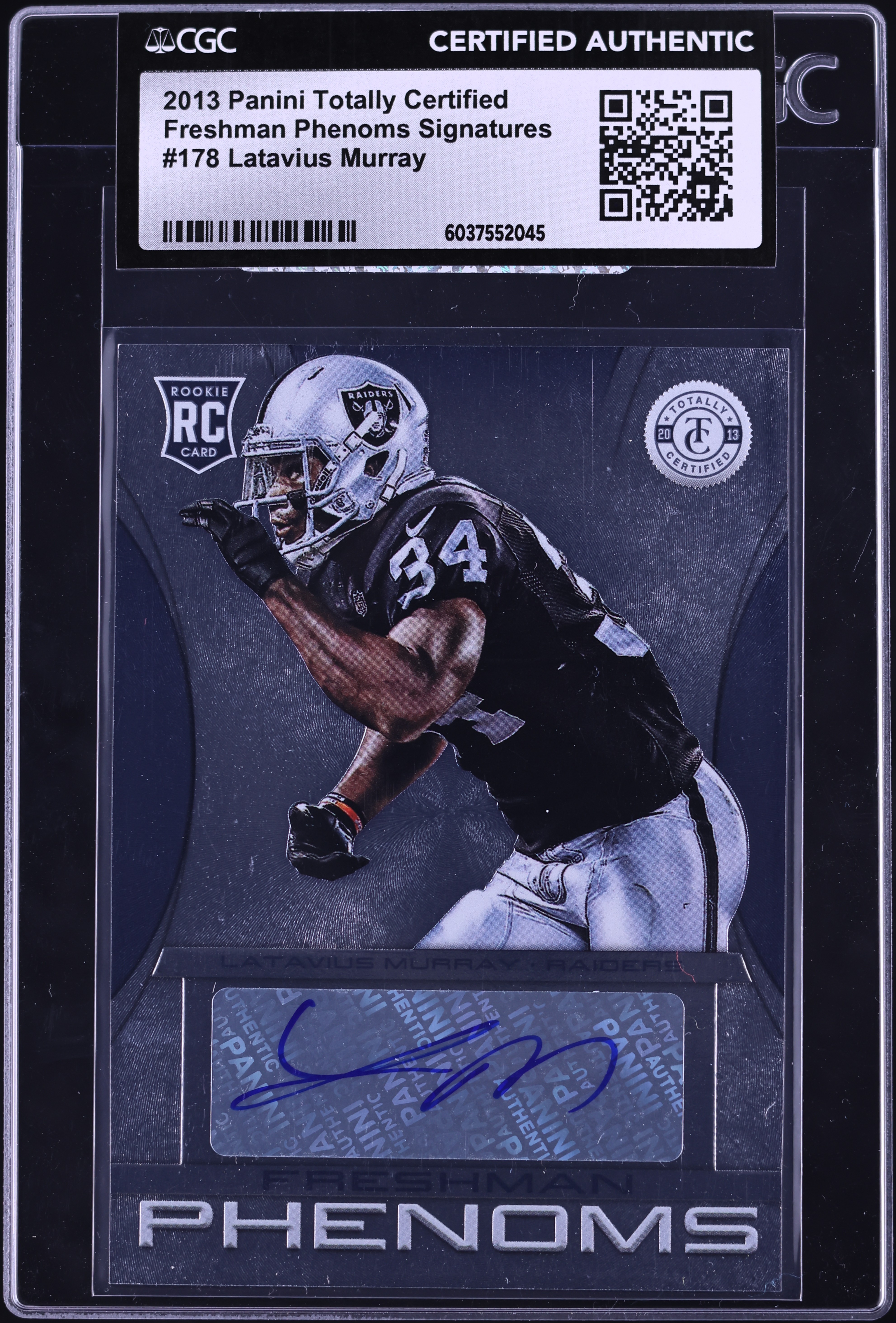 2013 Totally Certified Phenoms Latavius Murray ROOKIE AUTO /499