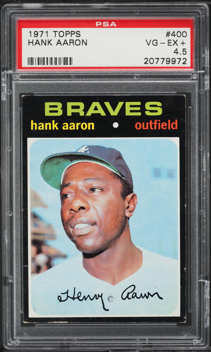 1971 Topps Hank Aaron #400 PSA 4.5 VGEX+