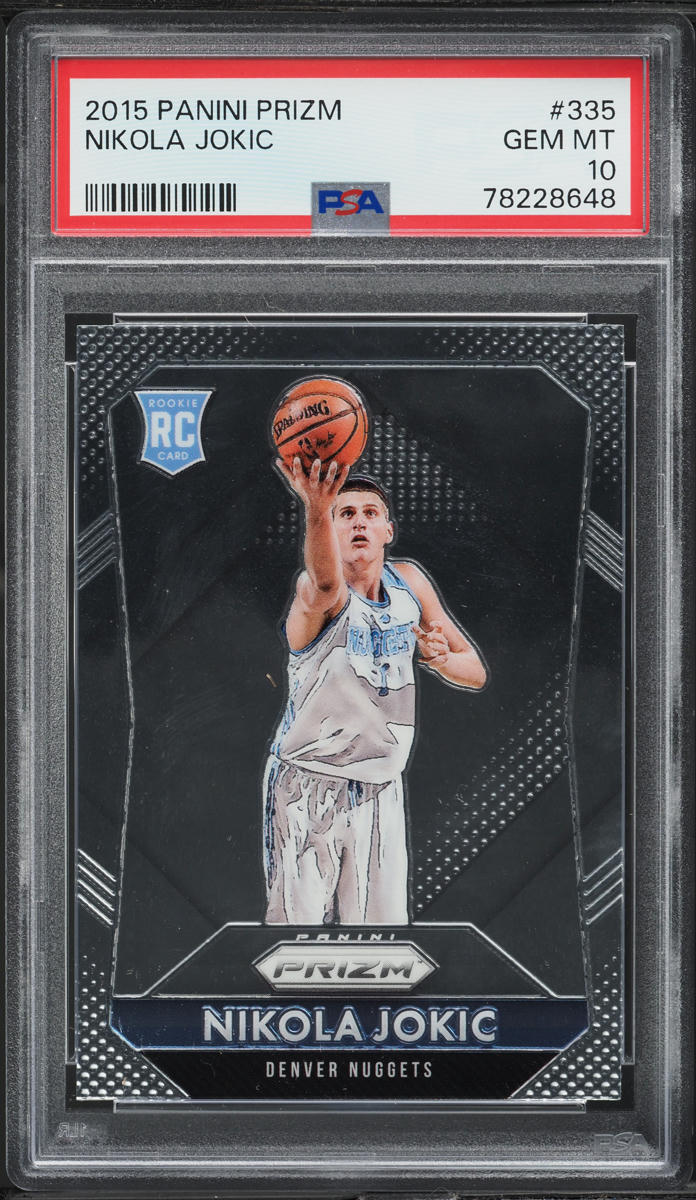 2015 Panini Prizm Nikola Jokic ROOKIE #335 PSA 10 GEM MINT