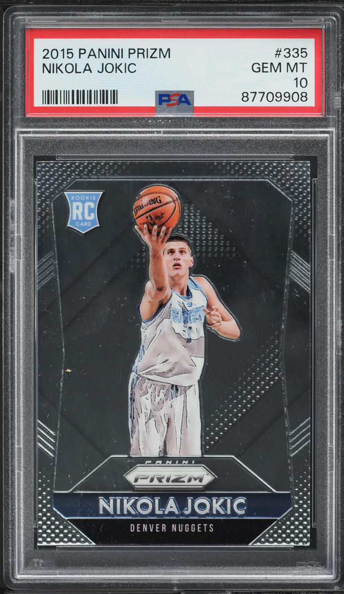 2015 Panini Prizm Nikola Jokic ROOKIE #335 PSA 10 GEM MINT