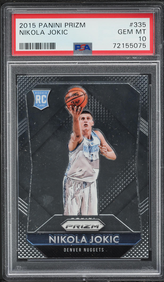 2015 Panini Prizm Nikola Jokic ROOKIE #335 PSA 10 GEM MINT
