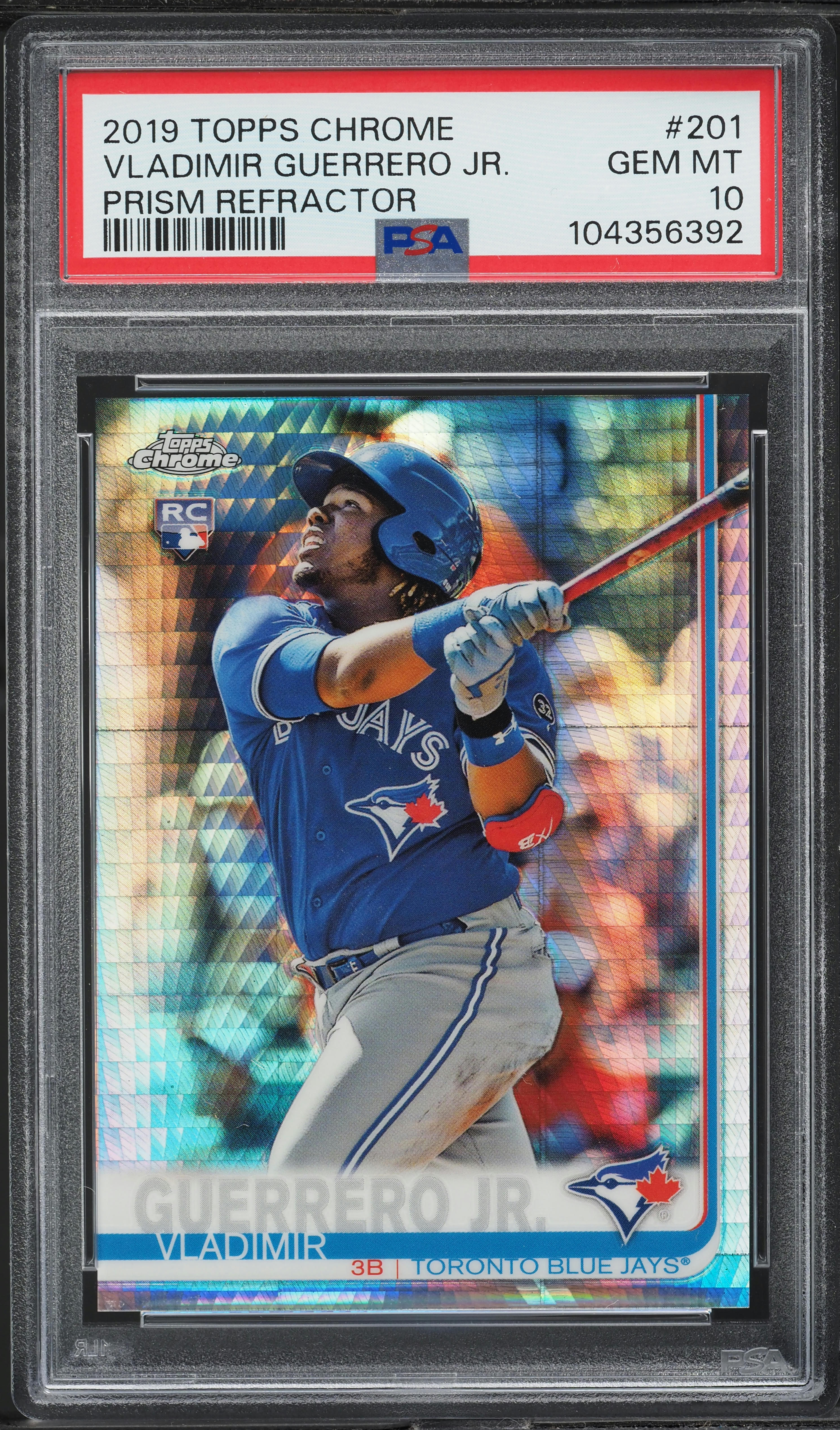 2019 Topps Chrome Prism Refractor Vladimir Guerrero Jr. ROOKIE