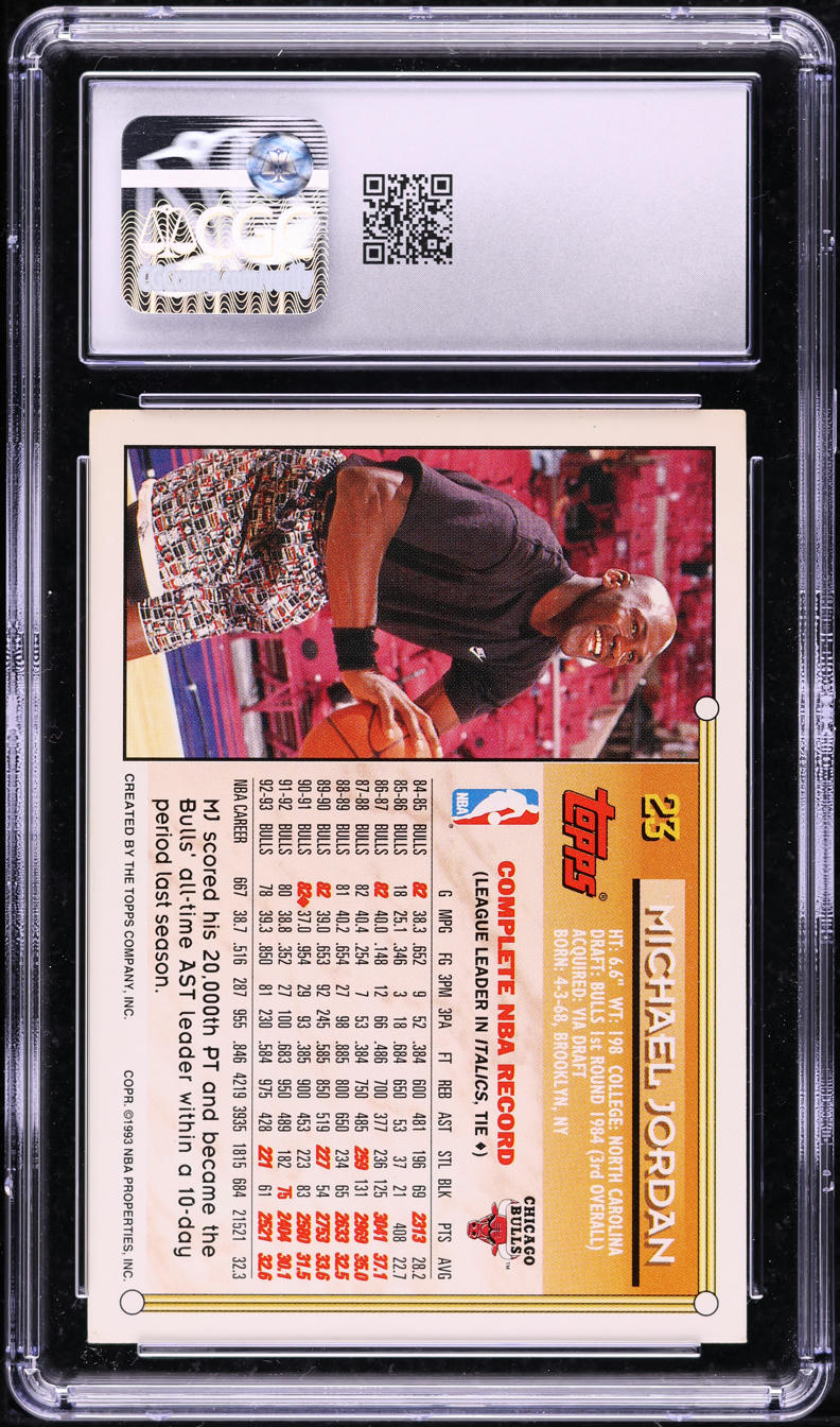 1993 Topps Basketball Michael Jordan #23 CGC 7 NRMT