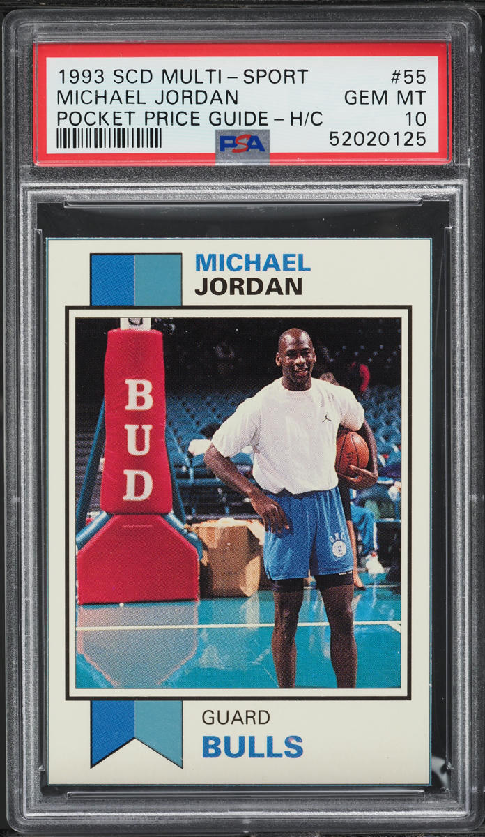 1993 SCD Multi-Sport Pocket Price Guide Michael Jordan #55 PSA 10 GEM MINT