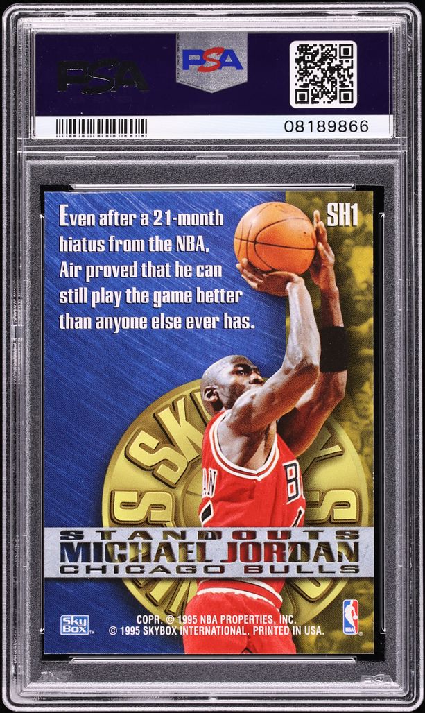 1995 Skybox Premium Standouts Hobby Michael Jordan #SH1 PSA 10 GEM MINT