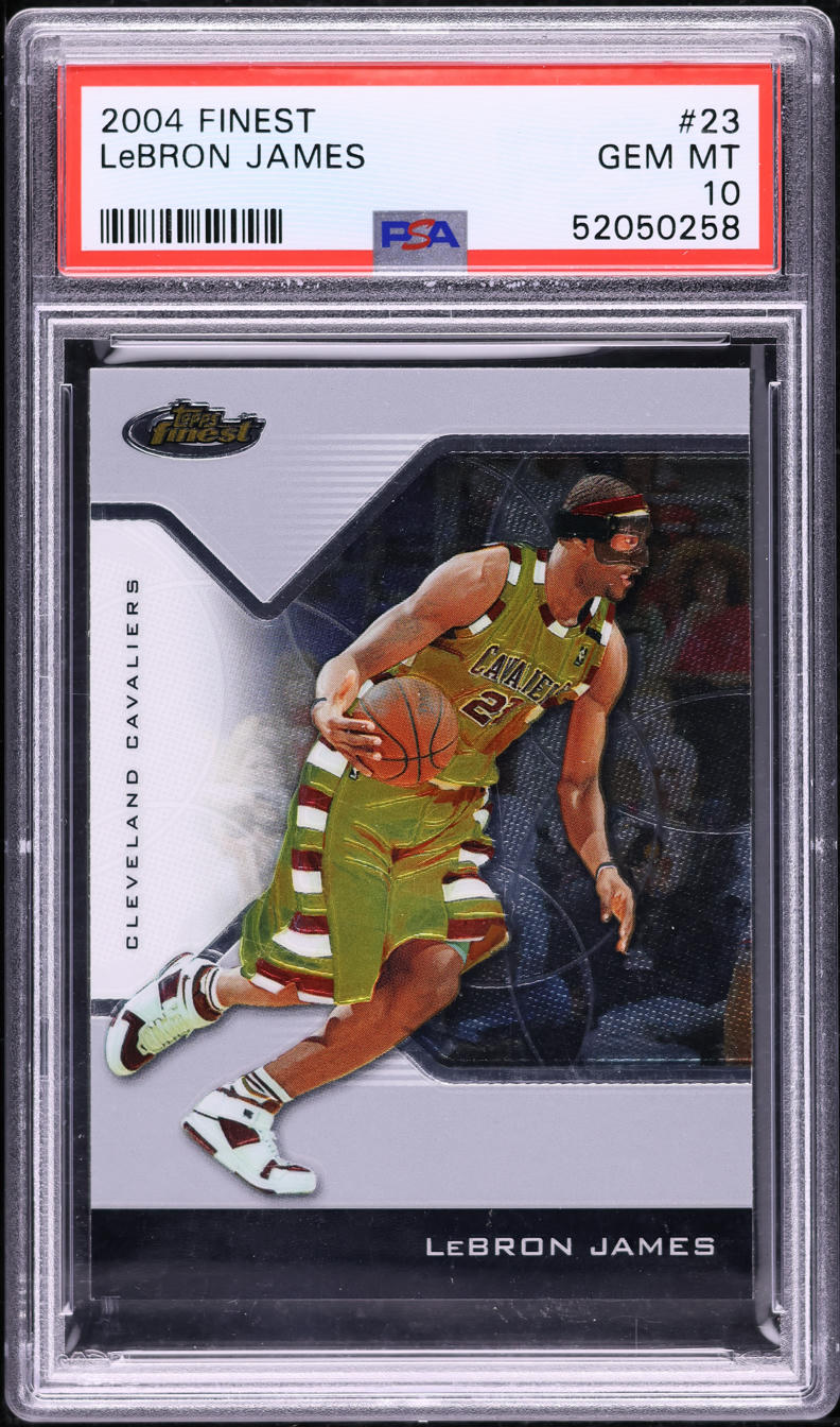 2004 Finest Basketball LeBron James #23 PSA 10 GEM MINT
