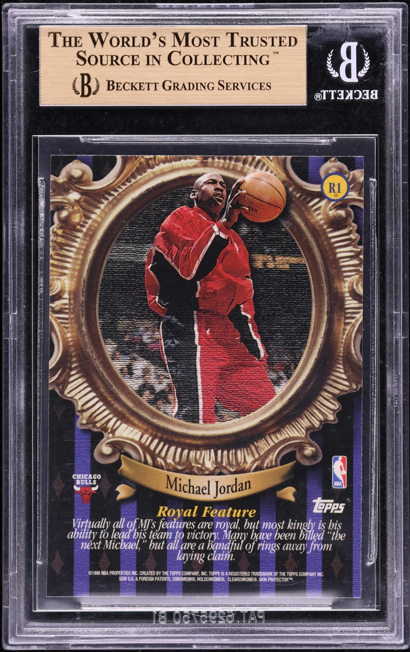 1998 Topps Roundball Royalty Refractor Michael Jordan #R1 BGS 9.5 GEM MINT