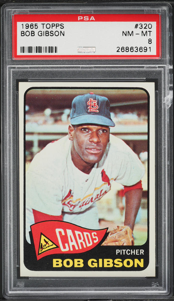 1965 Topps Bob Gibson #320 PSA 8 NM-MT