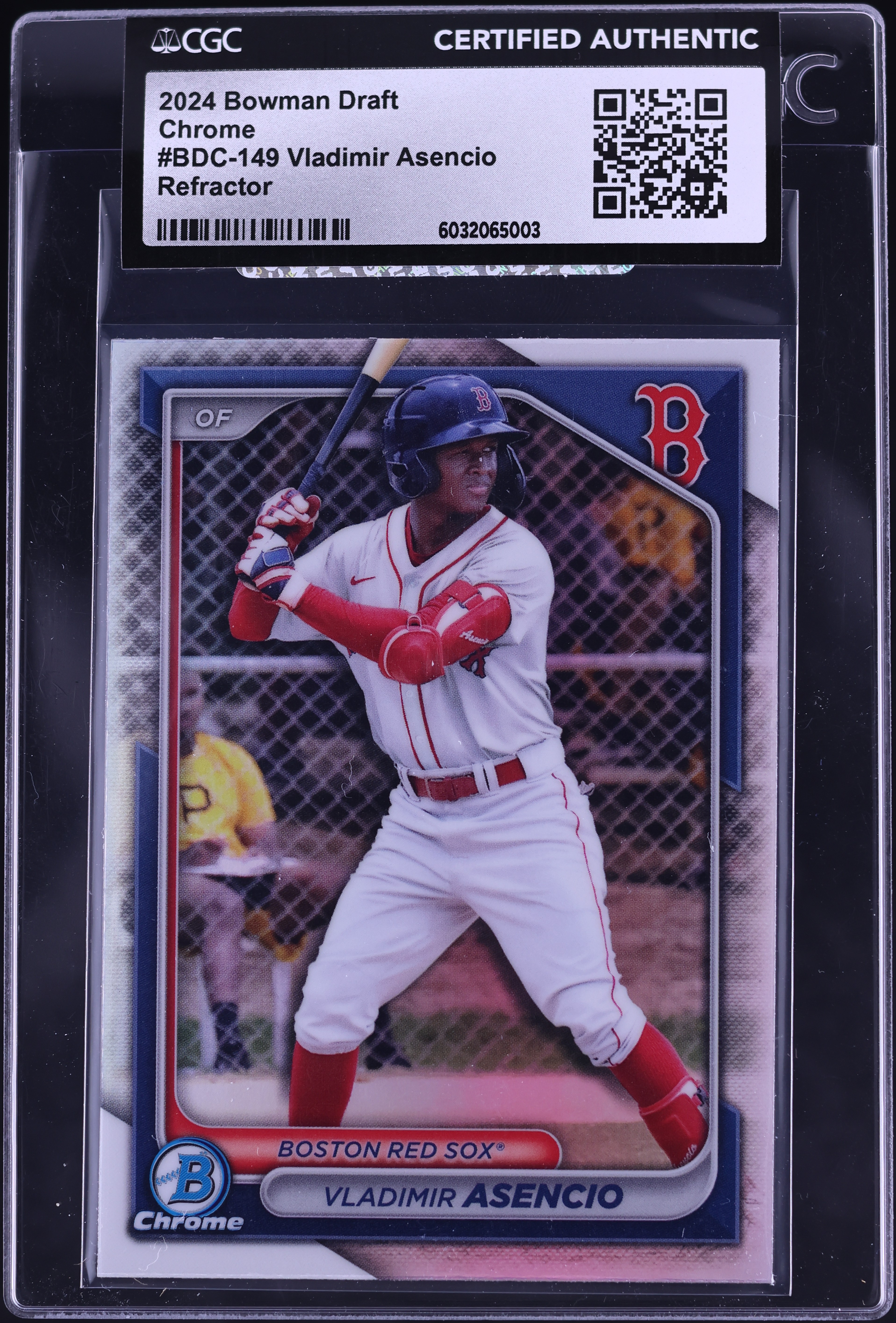 2024 Bowman Chrome Draft Refractor Vladimir Asencio PROSPECT #BDC