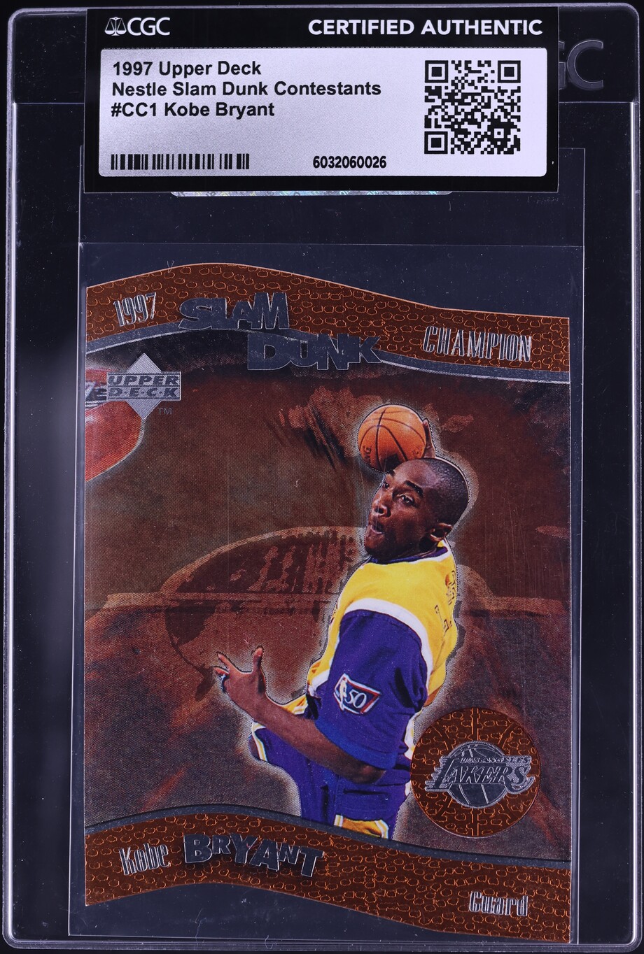 kobe bryant slam dunk card