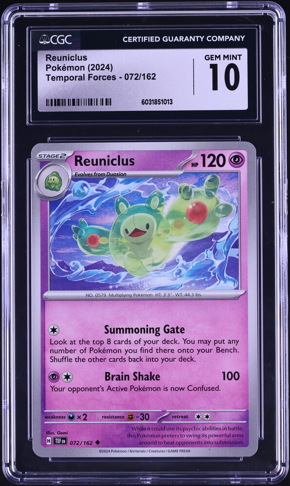 pokemon reuniclus card Shop [Traditional Chinese] /  125/086 AR SV11BF  TCGHOBBY Celebrate the incredible history of the TCG hobby by adding this Reuniclus 2024 Pokemon Temporal Forces Illustration Rare #171 PSA Authenticated 10 Card to your vault Pokemon Card "Reuniclus" sv5K 075/071