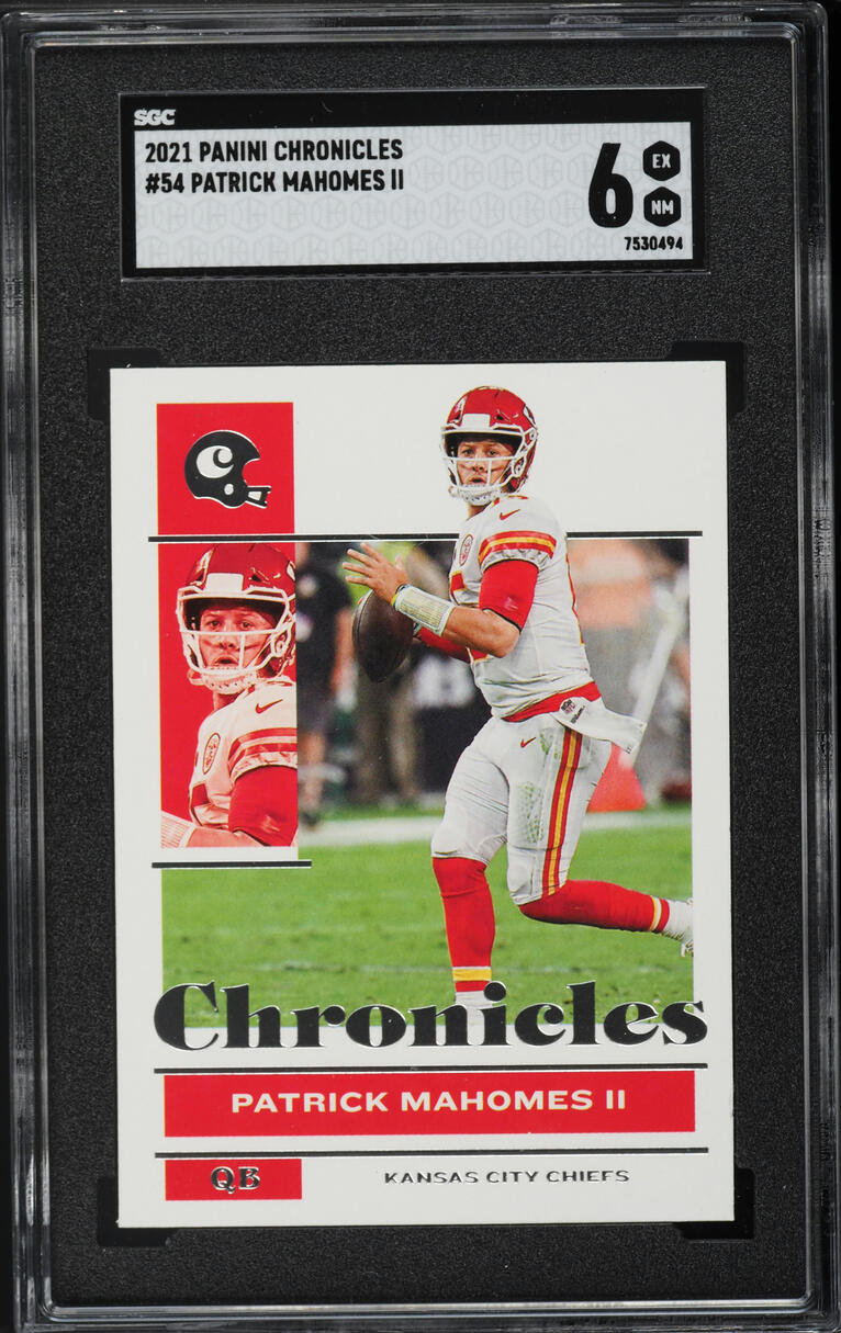 2021 Panini Chronicles Patrick Mahomes II #54 SGC 6 EXMT
