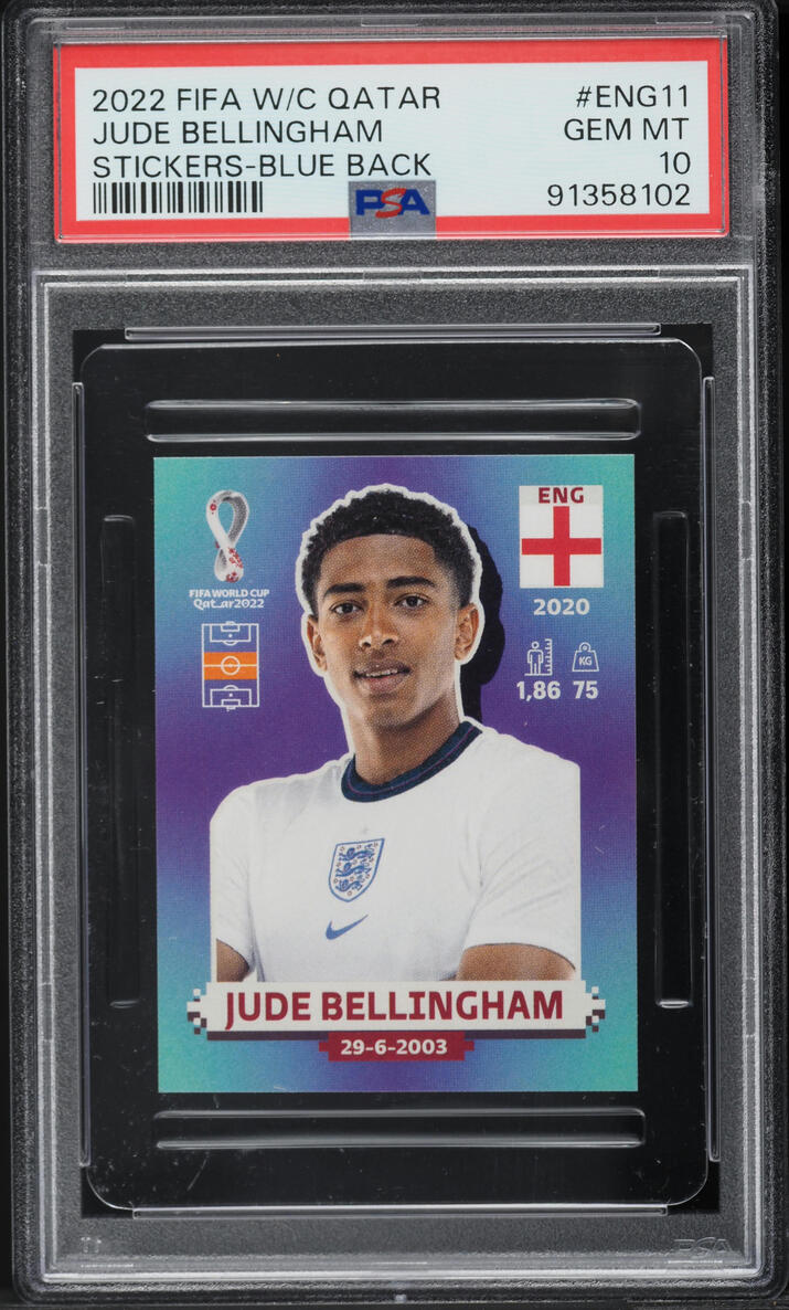 2022 Panini FIFA World Cup Qatar Stickers Blue Back Jude