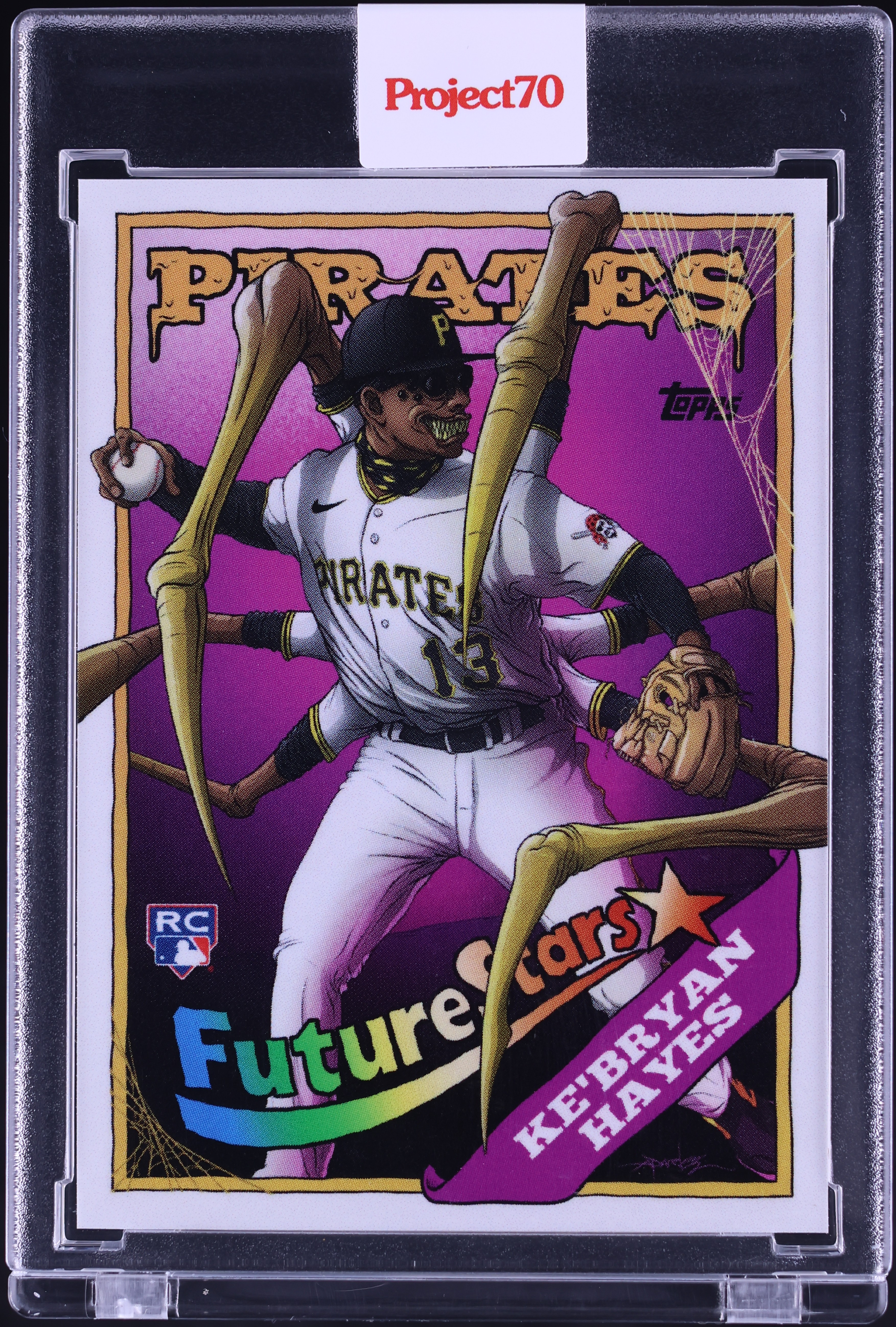 2021 Topps Project70 By Alex Pardee Ke'Bryan Hayes ROOKIE #131 on