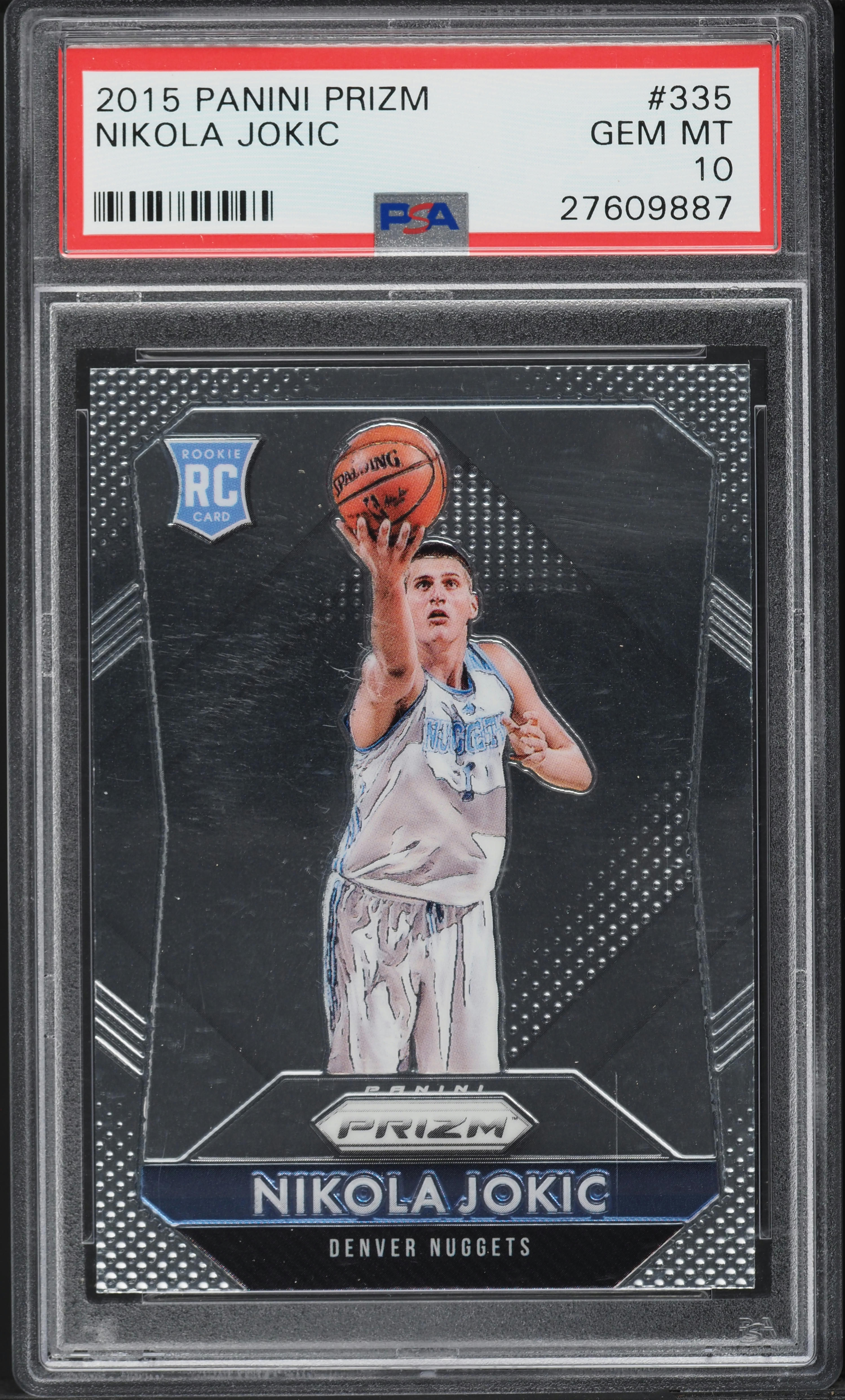 その他 NIKOLA JOKIC PANINI FLASH PRIZM RC PSA10 2015 Panini Prizm Nikola Jokic ROOKIE #335 PSA 10 GEM MINT on