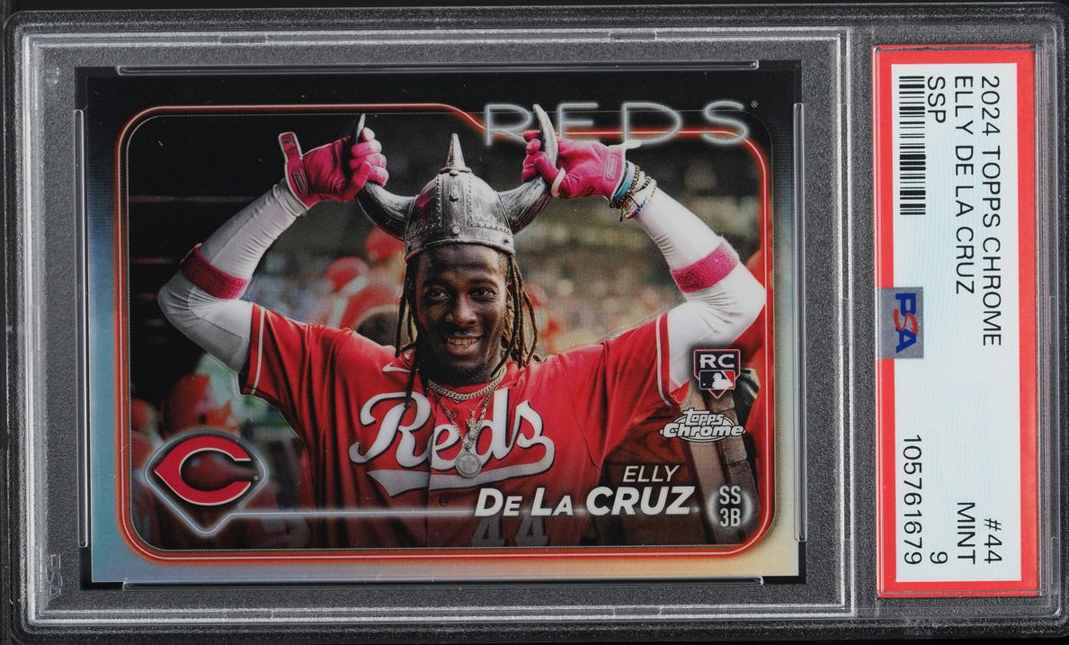 2024 Topps Chrome Elly De La Cruz SSP ROOKIE #44 PSA 9 MINT