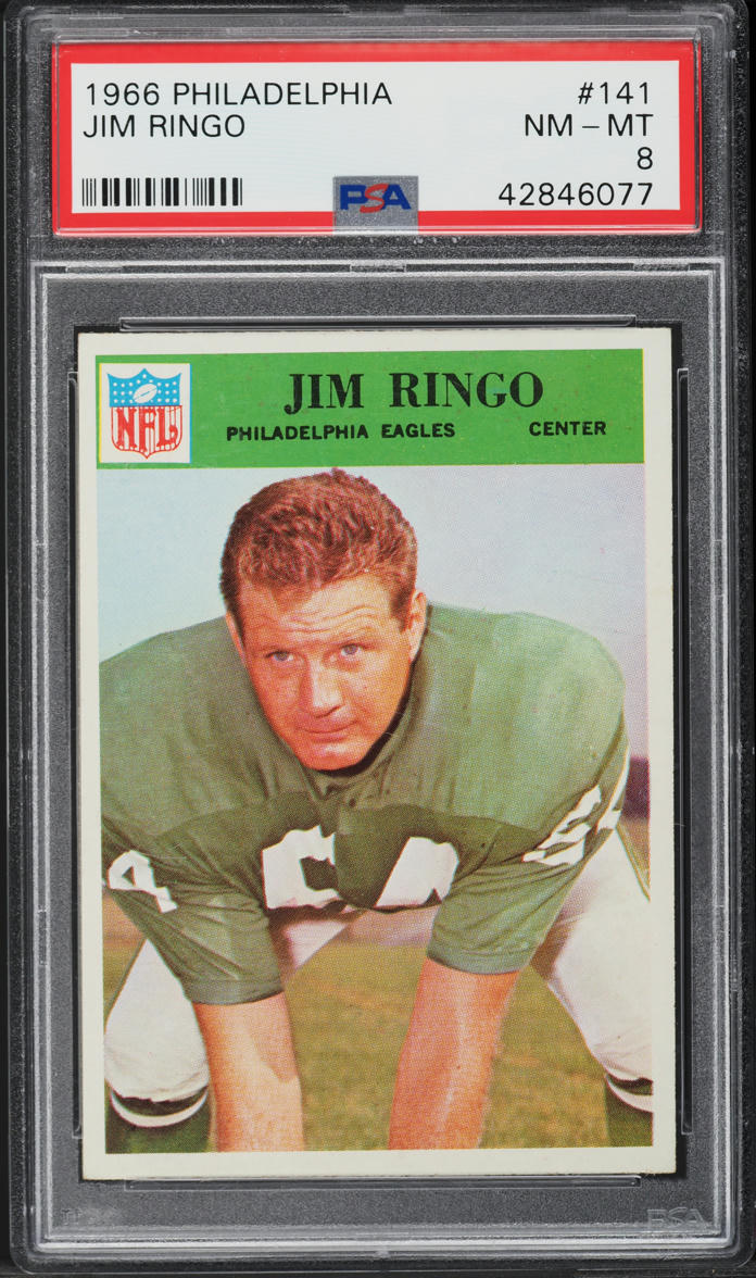 1966 Philadelphia Jim Ringo #141 PSA 8 NM-MT