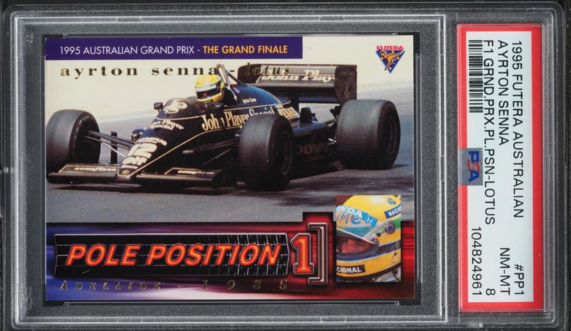 2024 Topps Chrome Formula 1 F1 Refractor Ayrton Senna #198 PSA 9 