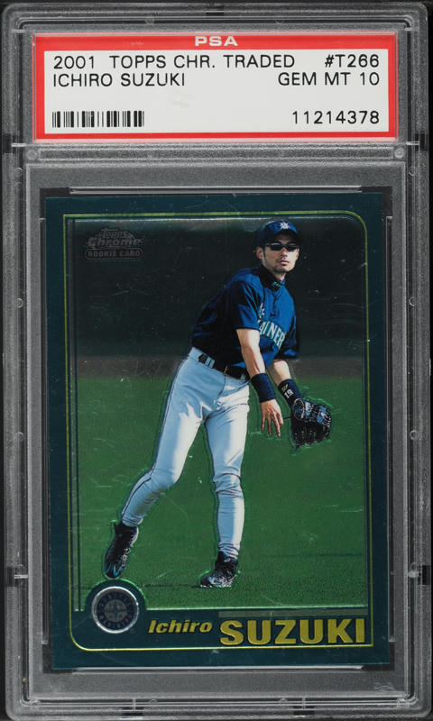 1995 Collector's Choice Player Promo Ichiro Suzuki ROOKIE #59 PSA