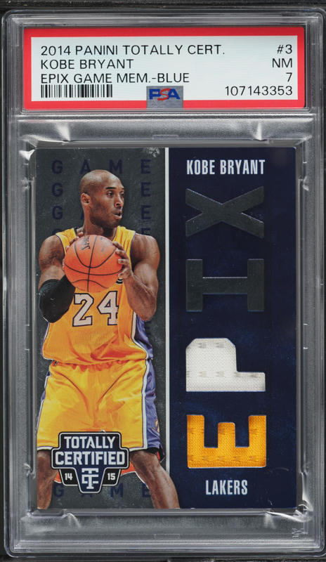 2014 Totally Certified Epix Game Blue Kobe Bryant PATCH /149 #3