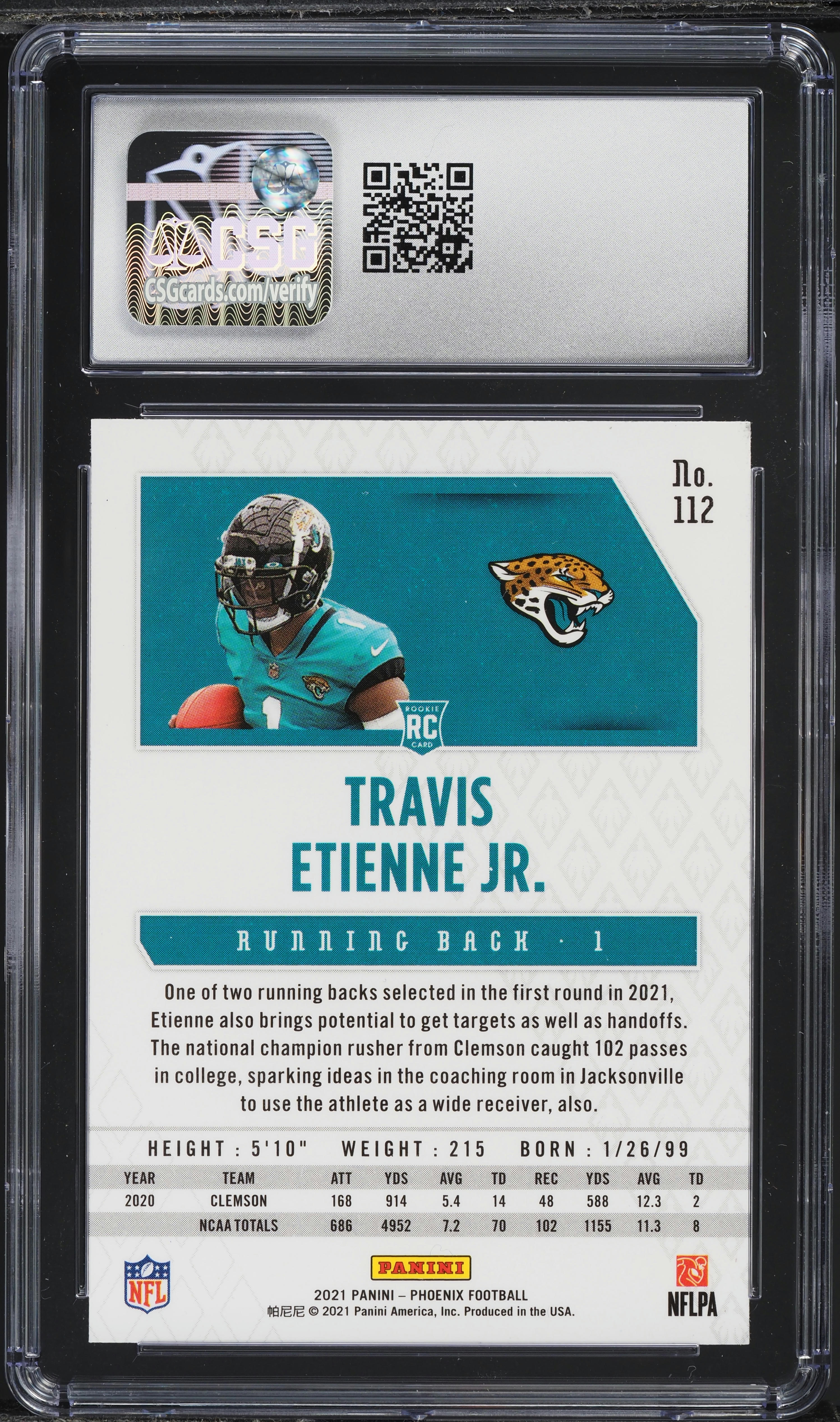 ☆希少☆メキシコ五輪のプレチケット3枚セット 2021 Panini Phoenix Fanatics Exclusive Travis Etienne Jr. ROOKIE