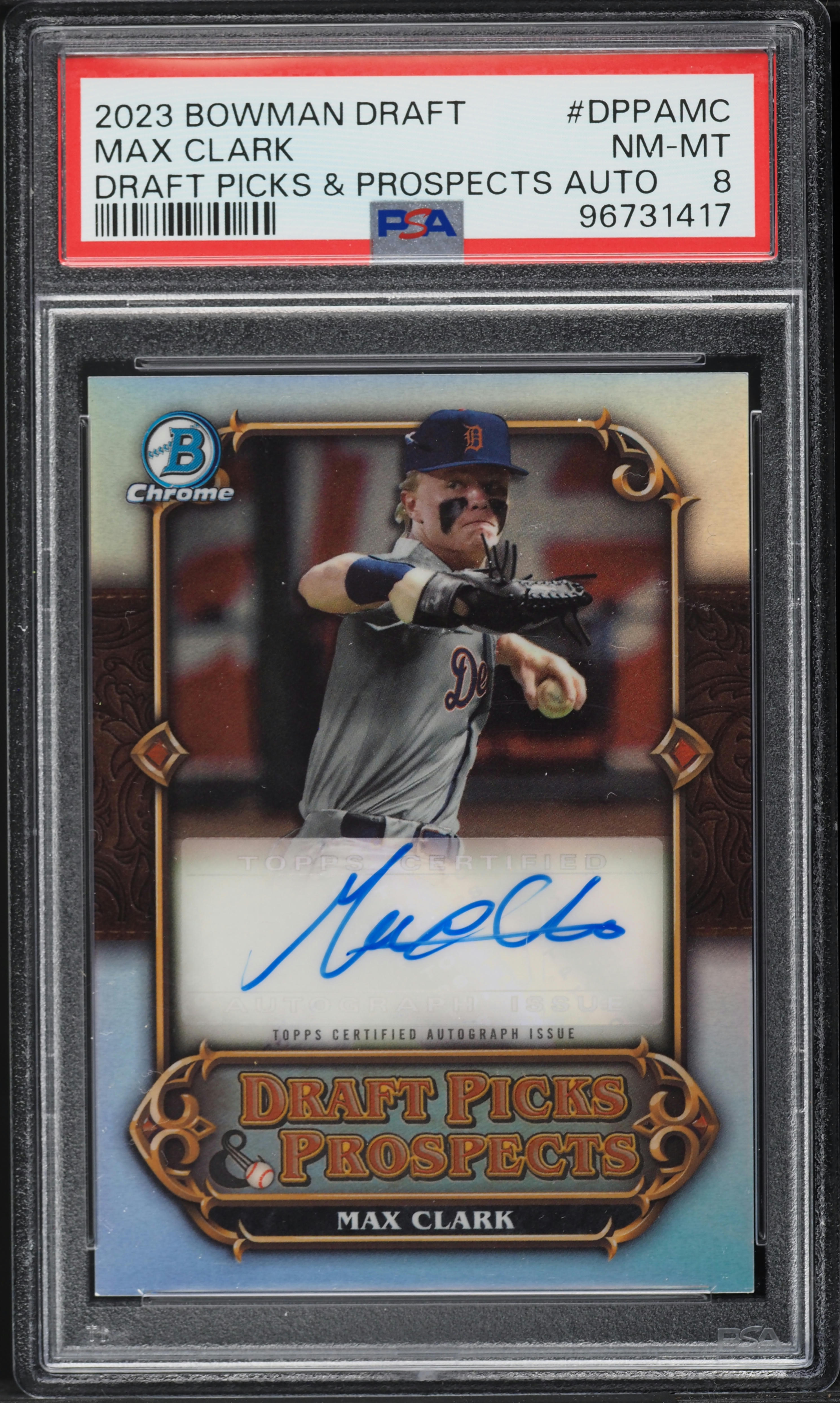 2023 Bowman Draft Draft Picks & Prospects Max Clark PROSPECT AUTO 