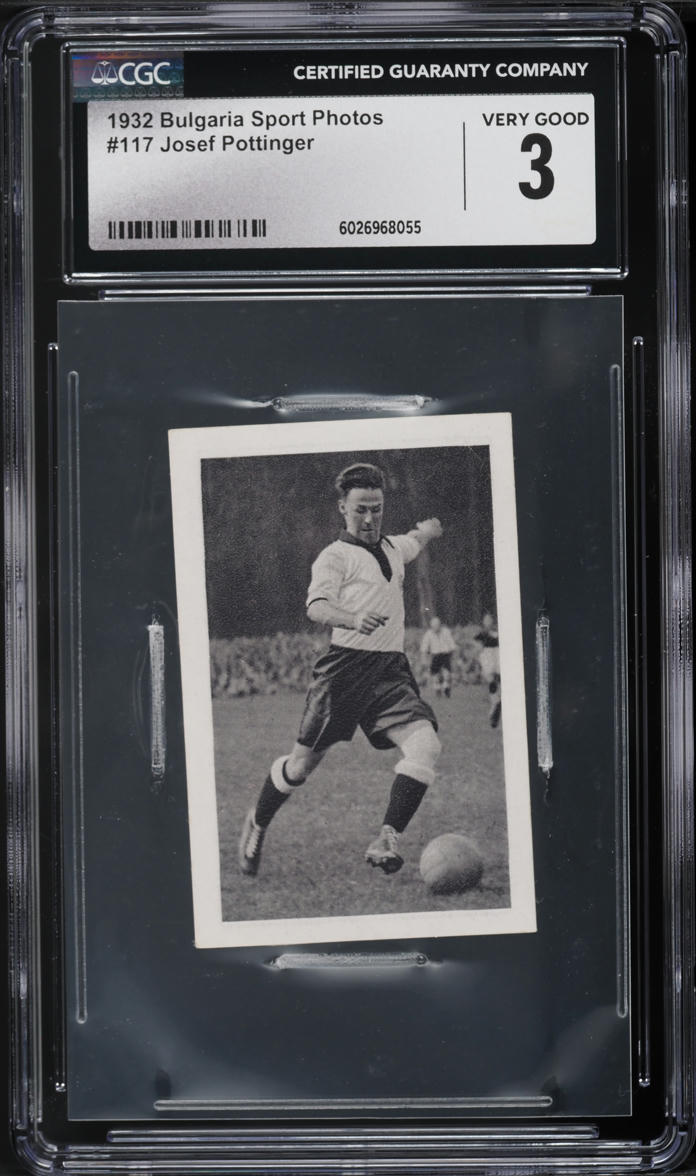 1932 Bulgaria Sport Photos Josef Pottinger #117 CGC 3 VG