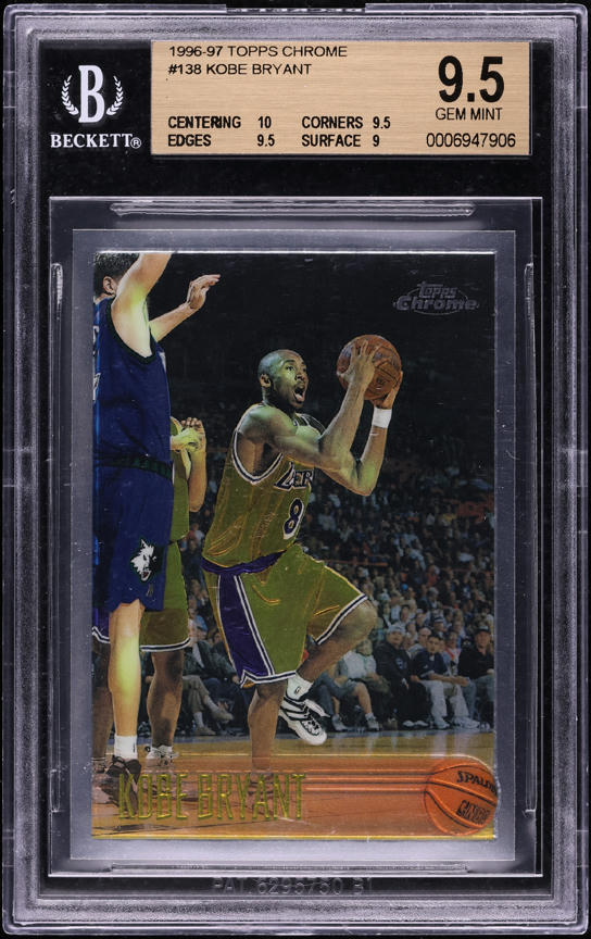 1996 Skybox E-X2000 Star Date 2000 Kobe Bryant ROOKIE #3 PSA 9