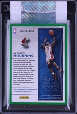 2015 Panini Luxe Emerald Alonzo Mourning AUTO /5 #LX-AMG CGC AUTH