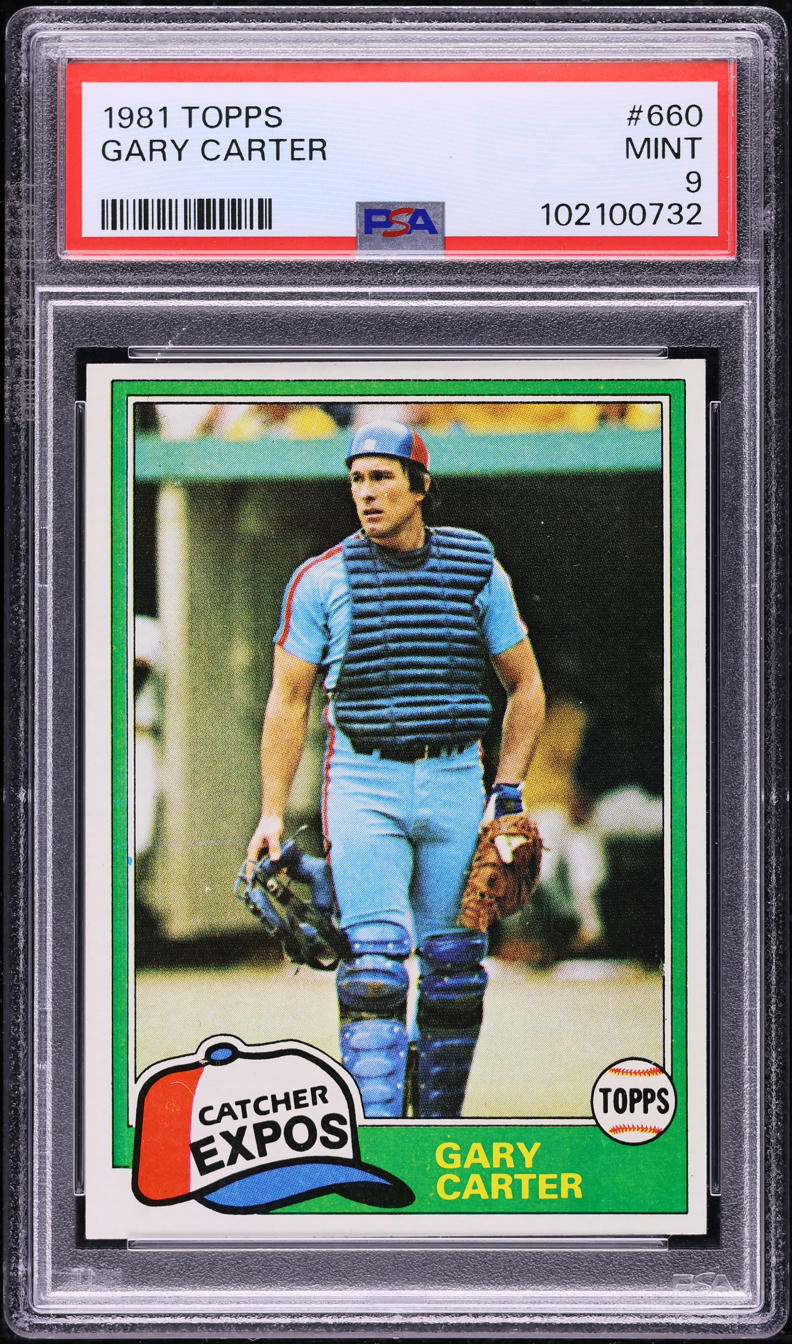 1981 Topps Gary Carter #660 PSA 9 MINT