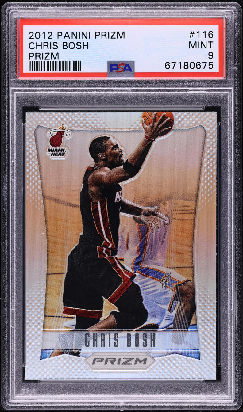 2012 Panini Prizm Chris Bosh #116 PSA 9 MINT