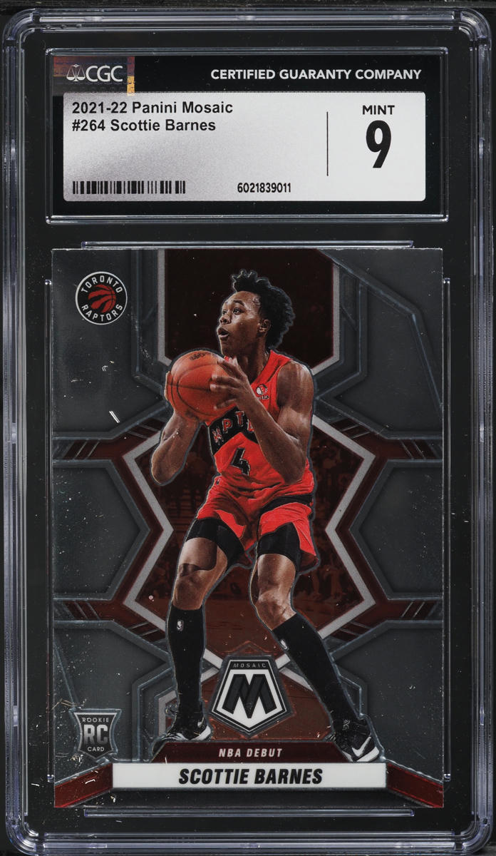2021 Panini Mosaic Scottie Barnes ROOKIE #264 CGC 9 MINT