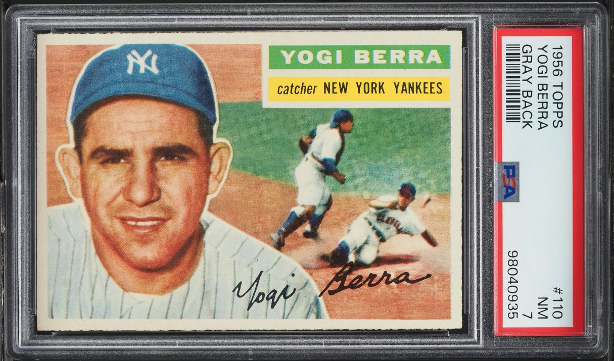 1956 Topps Yogi Berra #110 PSA 7 NRMT